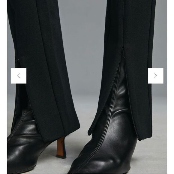 Anthropologie Maeve Ankle-Zip Pants linen blend size 2P NWT - Picture 3 of 12